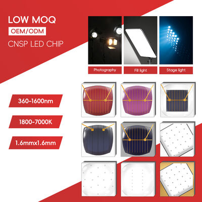 Buitenverlichting LED Auto koplampen LED podiumlicht 3W CSP CNSP 1616 SMD LED-chips Pure witte kleur 1000mA 6500K